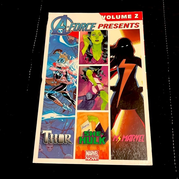 A-Force Presents Thor, She-Hulk and Ms. Marvel Vol. 2 PARPERBACK - Picture 2 of 2